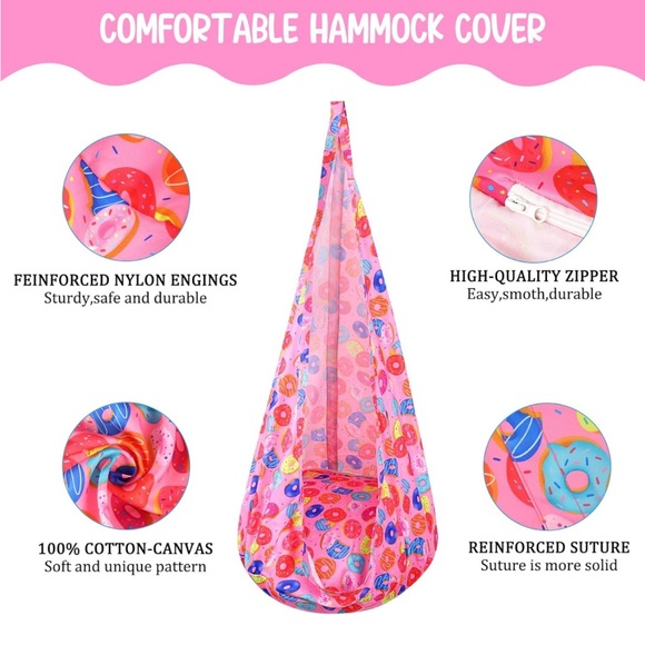 Kids Donut Pod Swing Chair/Seat - Picture 2 of 4